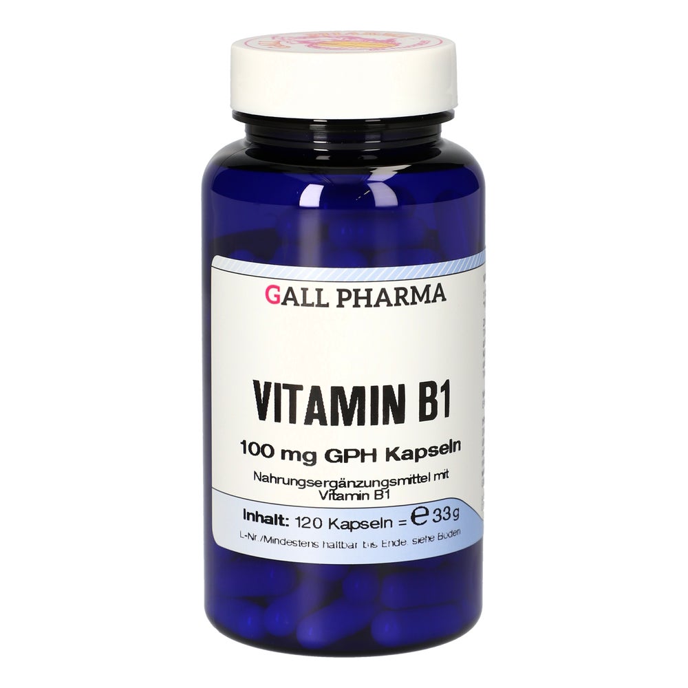 Vitamin B1 100 mg GPH Kapseln 120 St