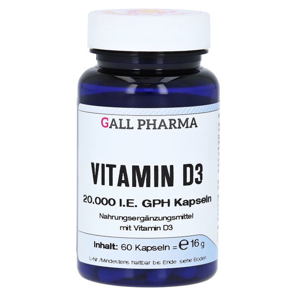 Vitamin D3 20.000 I.E. GPH Kapseln 60 St