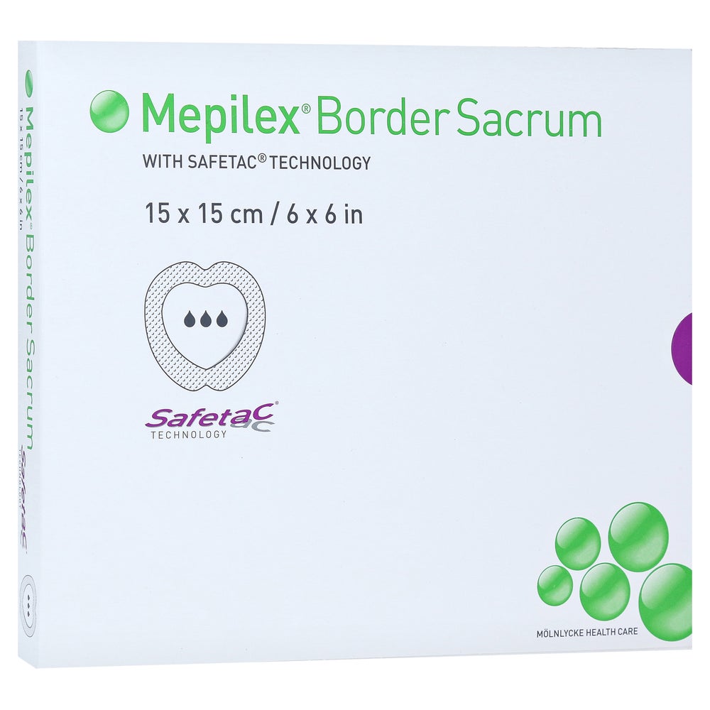 Mepilex Border Sacrum Schaumverb.15x15 c 5 St