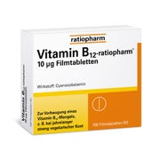 Produktabbildung: Vitamin-B12-ratiopharm® 10 µg Filmtabletten 100 St