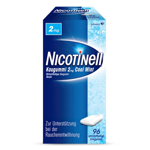 Nicotinell Kaugummi 2 mg Cool Mint 96 St