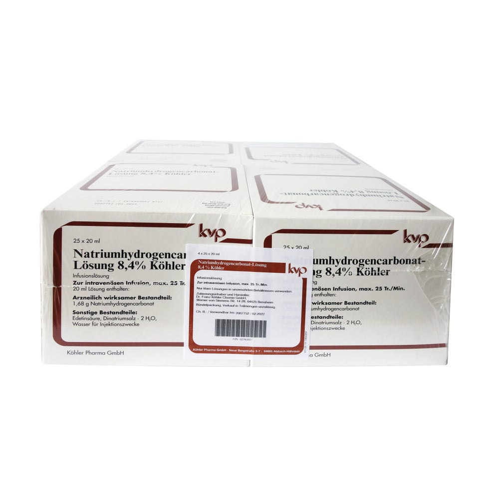 Natriumhydrogencarbonat-Lösung 8,4% Köhler 100X20 ml
