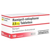 Ramipril-ratiopharm 2,5 mg Tabletten 100 St