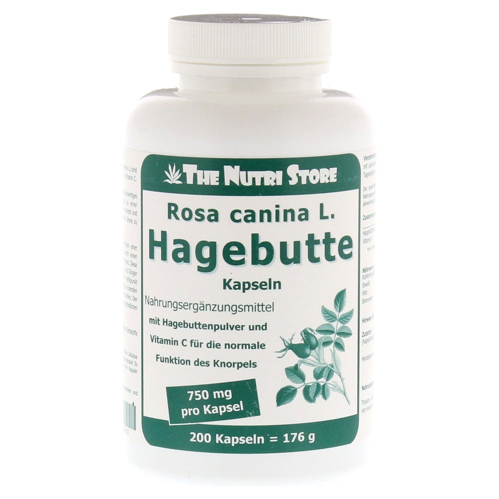 Hagebutte 750 mg Rosa canina L.Kapseln 200 St
