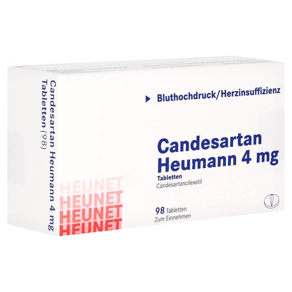 CANDESARTAN Heumann 4 mg Tabletten Heunet 98 St
