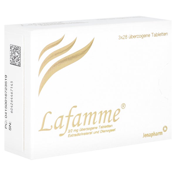 Lafamme 2/2 mg überzogene Tabletten 3X28 St