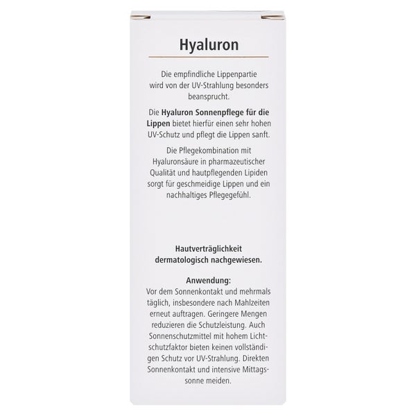 Medipharma Hyaluron Sonnenpflege Lippen LSF 50+ 7 ml, 7 ml online 