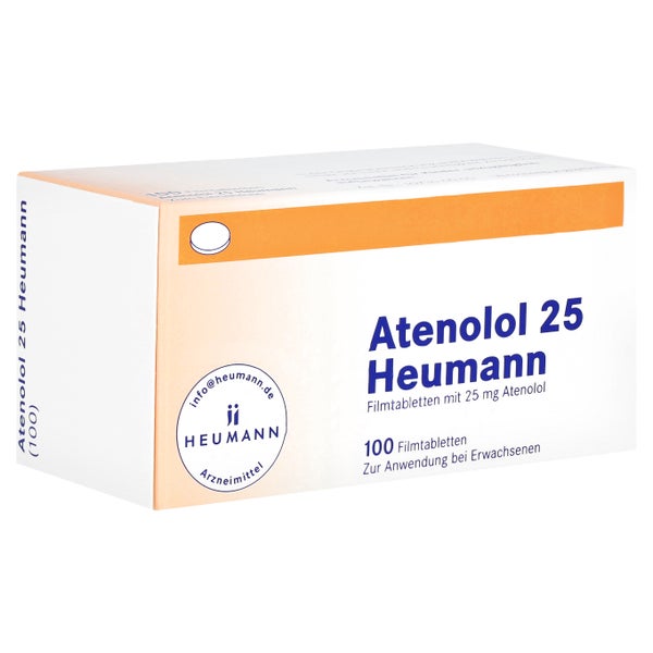 Atenolol 25 Heumann Filmtabletten 100 St