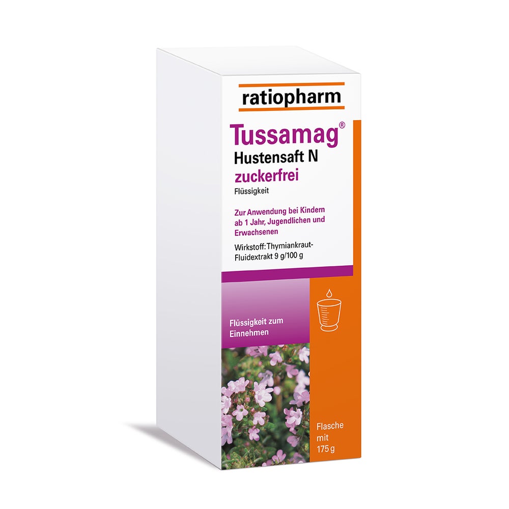 Tussamag Hustensaft N zuckerfrei 175 g