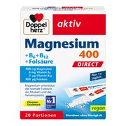 Produktabbildung: Doppelherz Magnesium 400 DIRECT 20 St