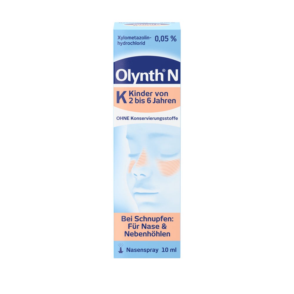 Olynth N 0,05% Nasenspray für Kinder von 2-6J bei Schnupfen 10 ml