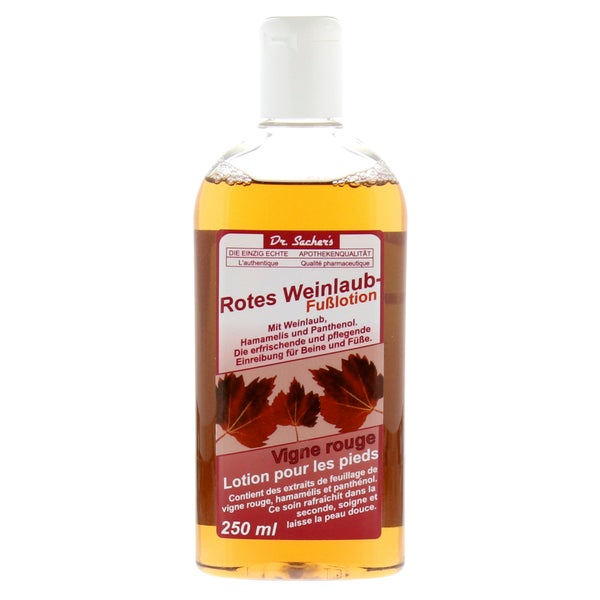 Rotes Weinlaub Fußlotion 250 ml