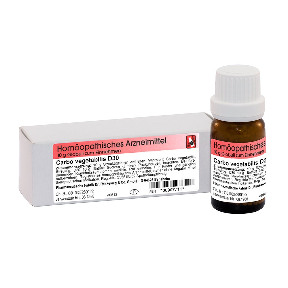 Dr. Reckeweg Carbo Vegetabilis D30 Globuli 10 g