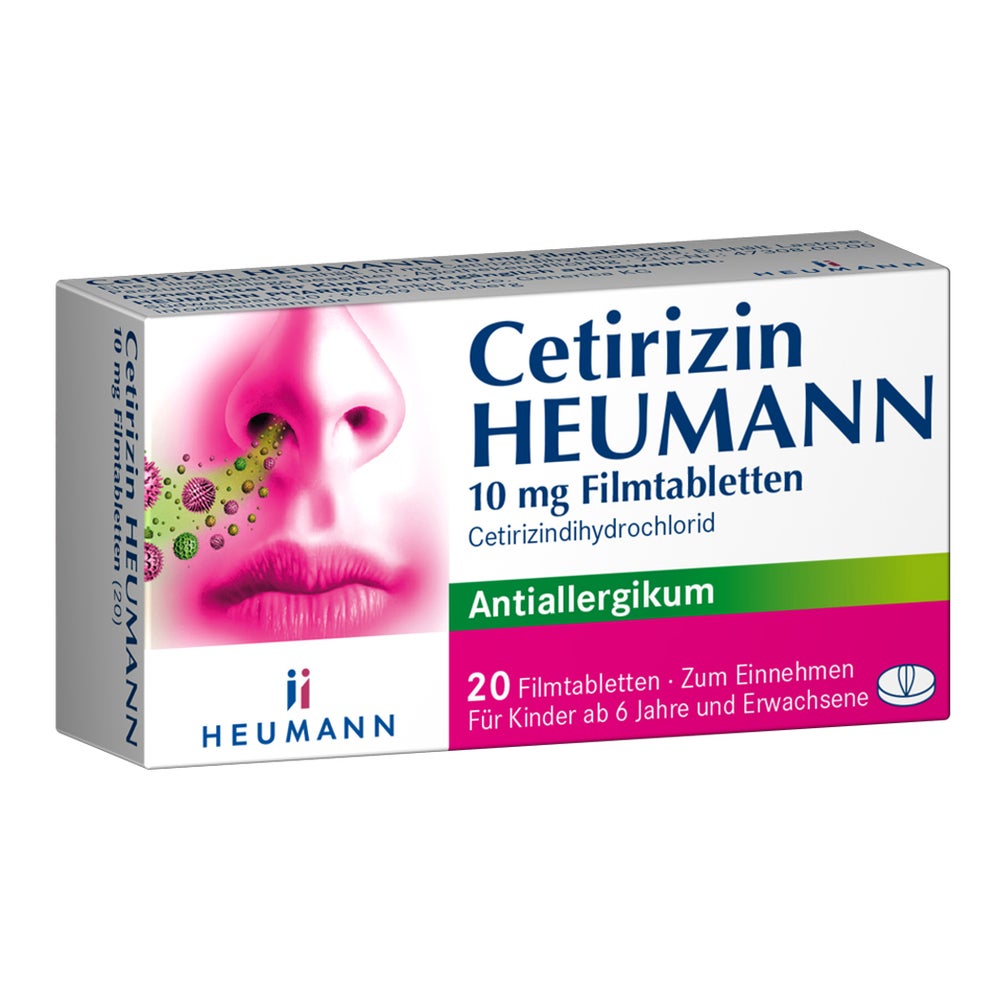 Heumann Cetirizin 10 mg Filmtabletten 20 St