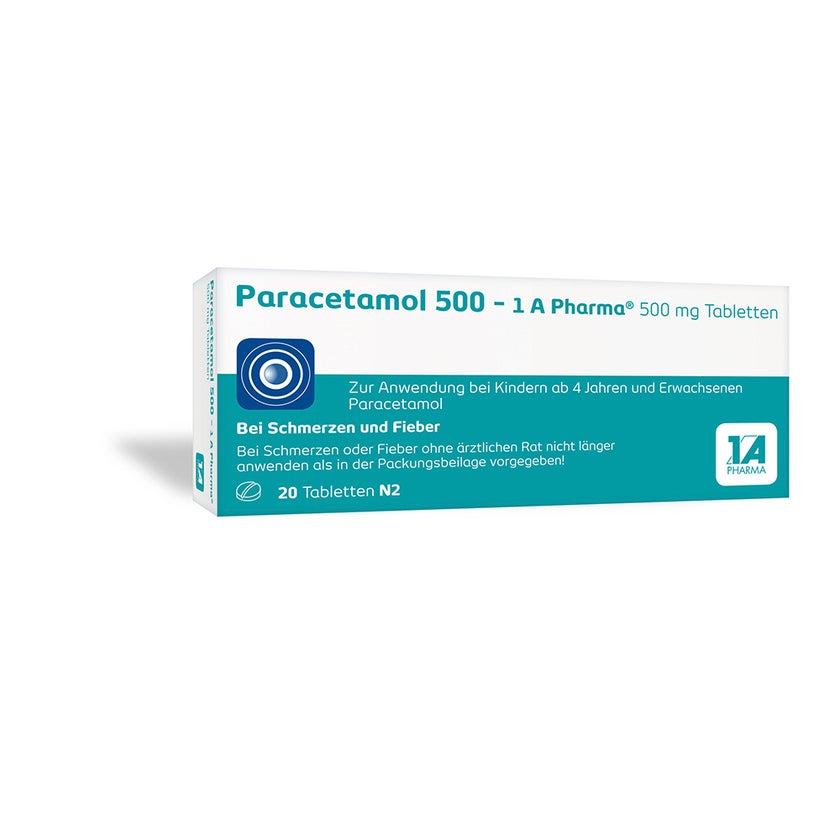 Paracetamol 500-1 A Pharma Tabletten 20 St