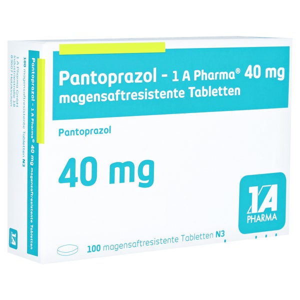 PANTOPRAZOL1A Pharma 40 mg magensaftres.Tabletten 100 St, 100 St online kaufen DocMorris
