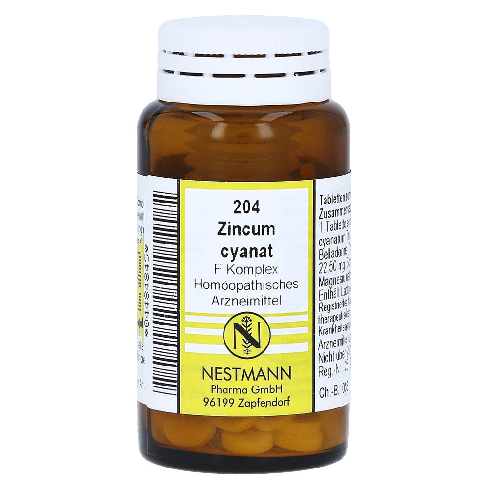 Zincum Cyanatum F Komplex Nr.204 Tablett 120 St