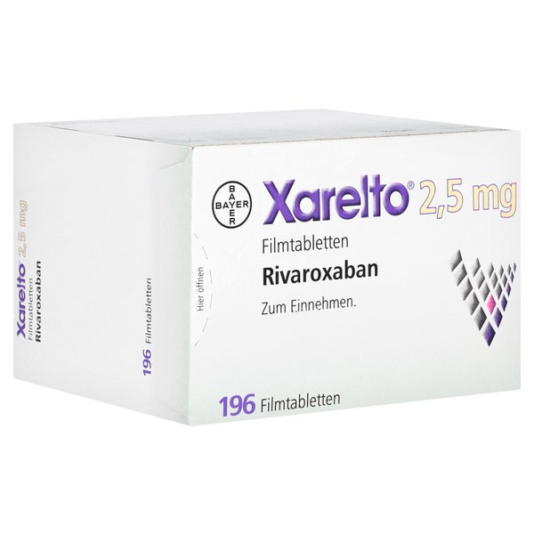 Xarelto 2,5 mg Filmtabletten 1X196 St