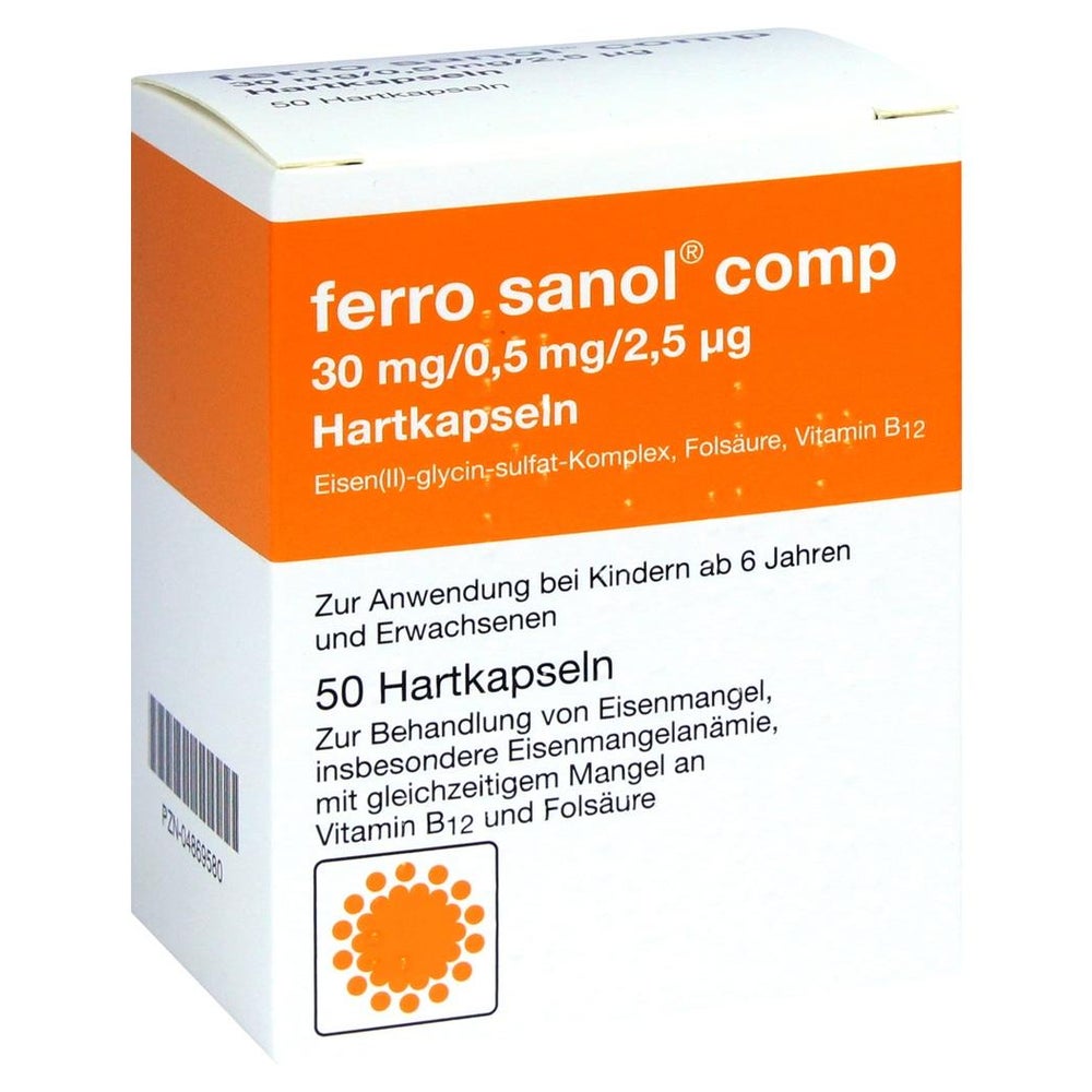 Ferro Sanol Comp. Hartkaps.m.msr.überz.P 50 St