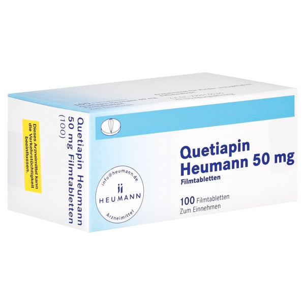 Quetiapin Heumann 50 mg Filmtabletten 100 St