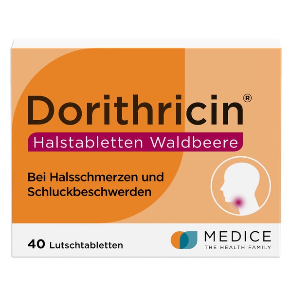 Dorithricin Halstabletten Waldbeere 40 St