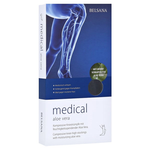 Belsana med aloe AD Gr.M Gr.36-38 schwar 2 St
