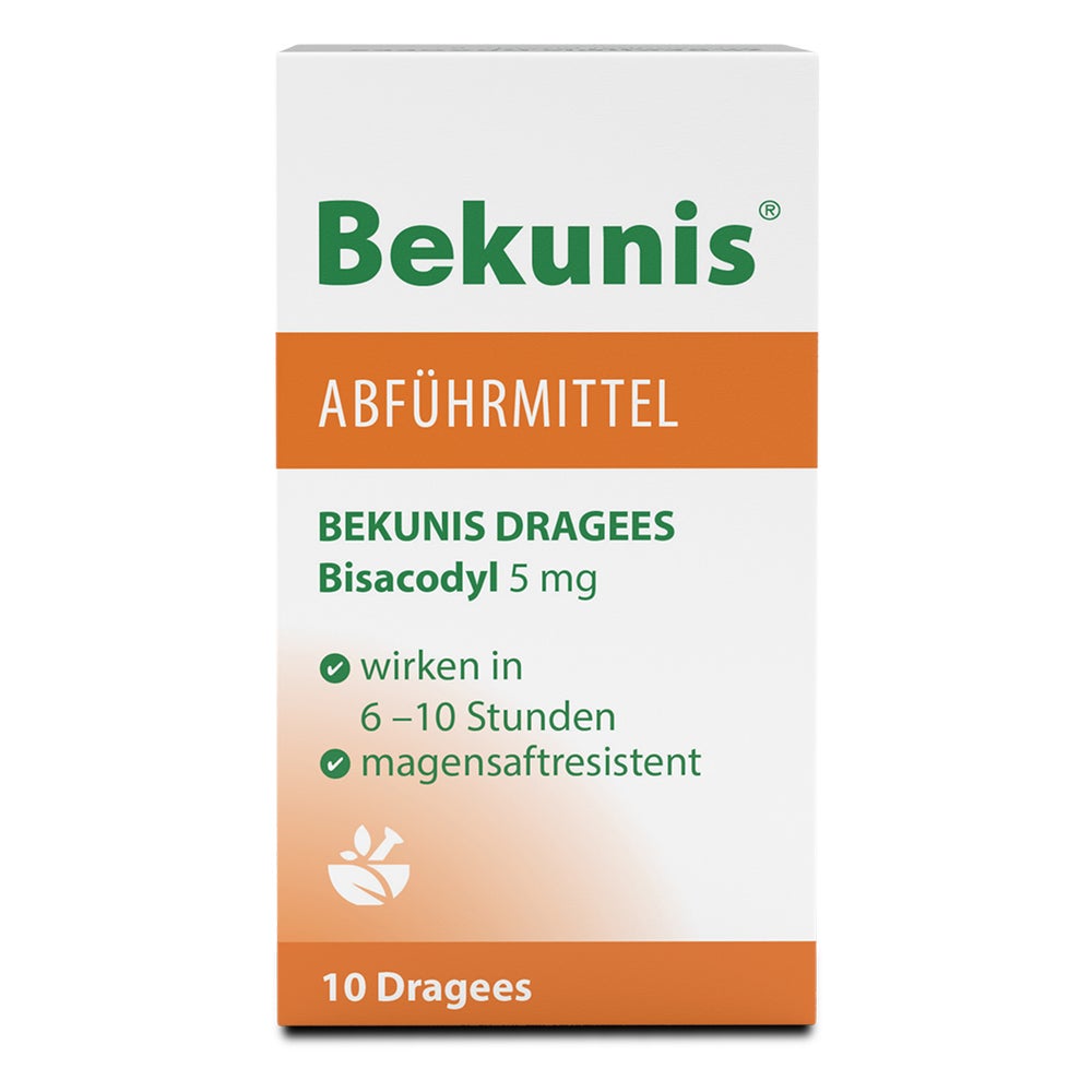 Bekunis Abführ Dragees Bisacodyl 5 mg 10 St