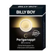 Boy Perl – 3 extra starke, perlgenoppte Kondome, 52 mm breit (3 Kondome) 3 St