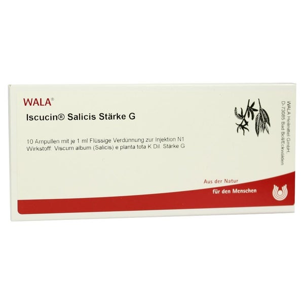 Iscucin Salicis Stärke G Ampullen 10X1 ml