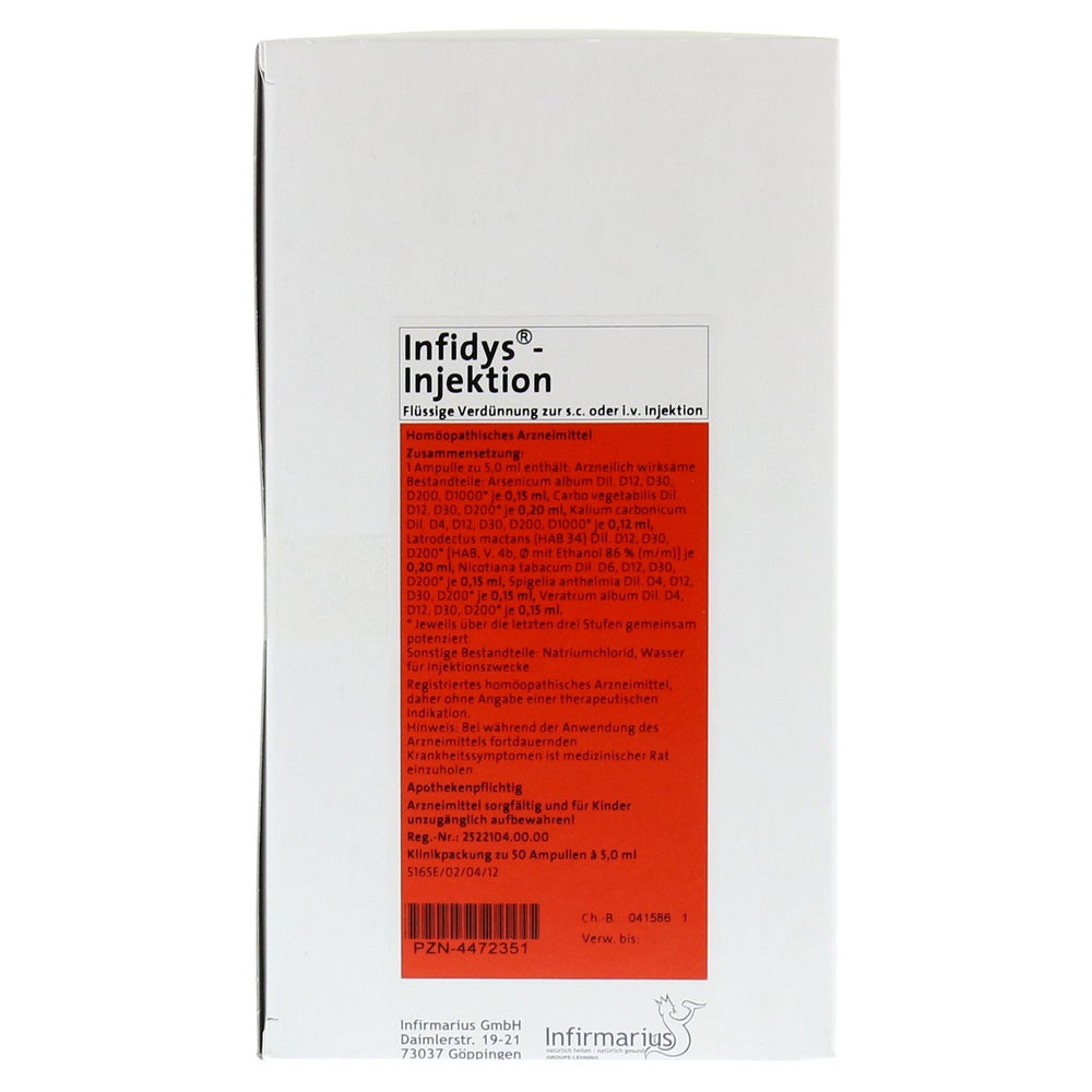 Infidys Injektion Ampullen 50X5 ml