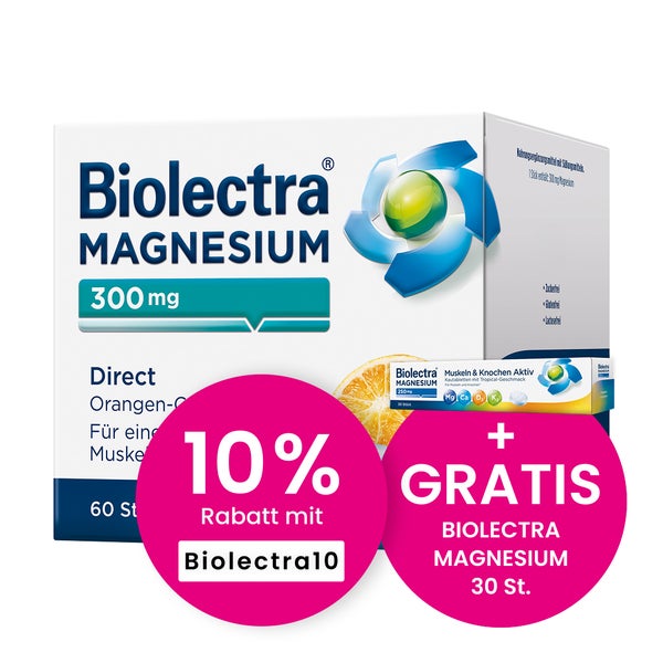 Biolectra Magnesium 300 mg Direct Orange 60 St