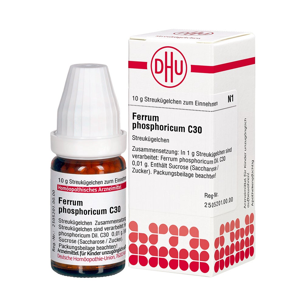 Ferrum phosphoricum C30 Globuli 10 g