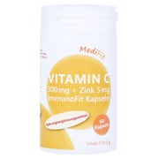 Vitamin C 300 mg+Zink 5 mg ImmunoFit Kap 60 St