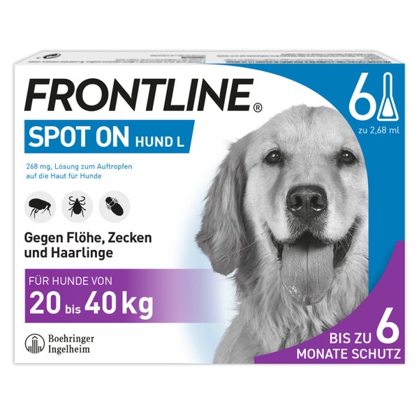 FRONTLINE SPOT-ON - Hund L 20-40 kg 6 St
