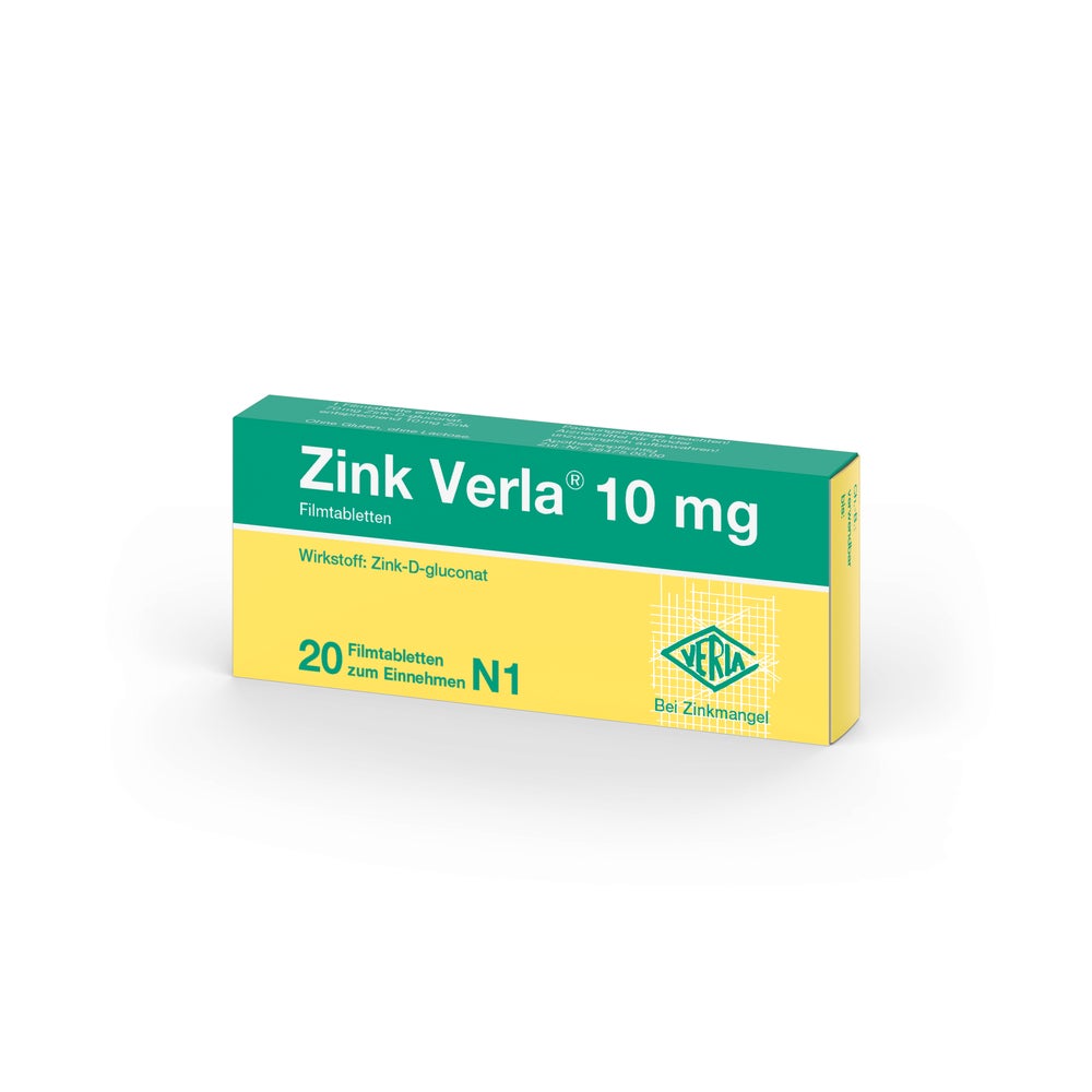 Zink Verla 10 mg 20 St