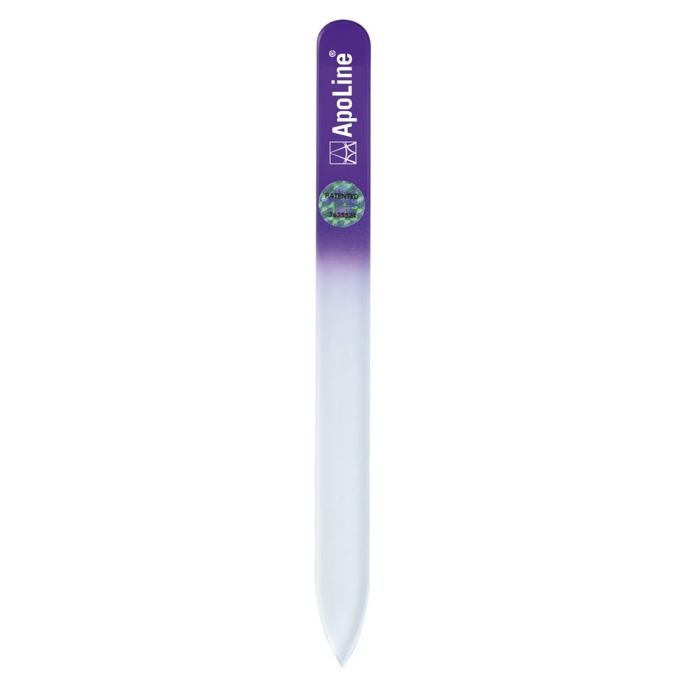 Apoline Nagelfeile Glas 14 cm lila 1 St
