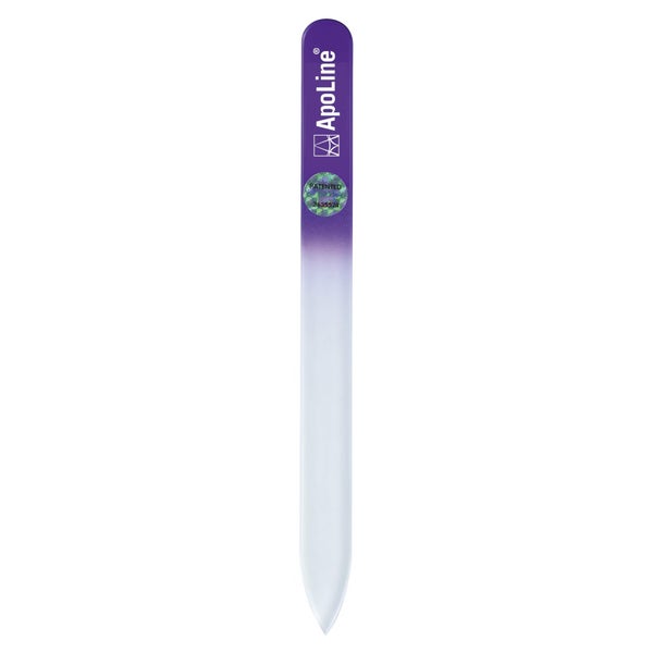 Apoline Nagelfeile Glas 14 cm lila 1 St