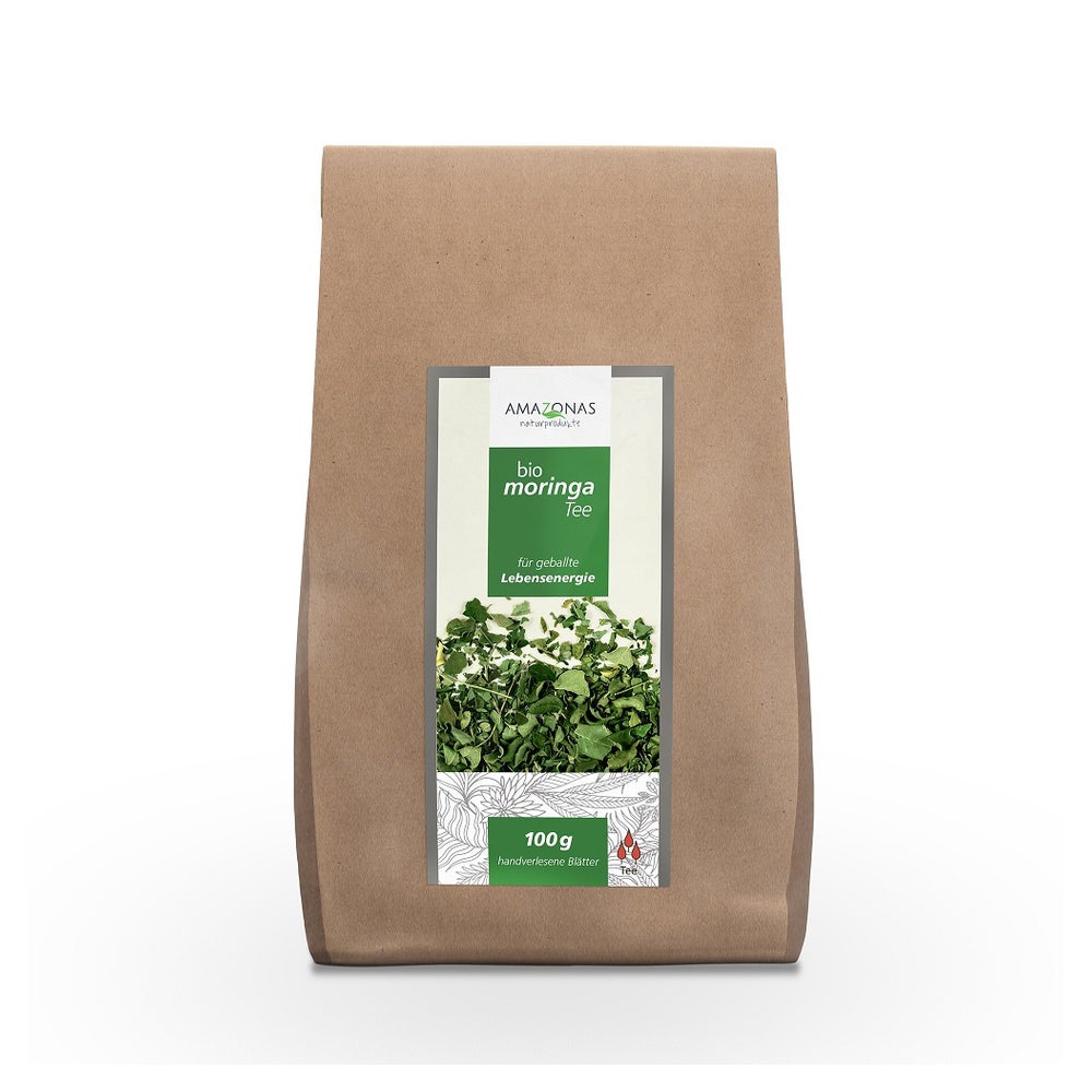 MORINGA 100% Bio Blätter-Tee pur 100 Gramm