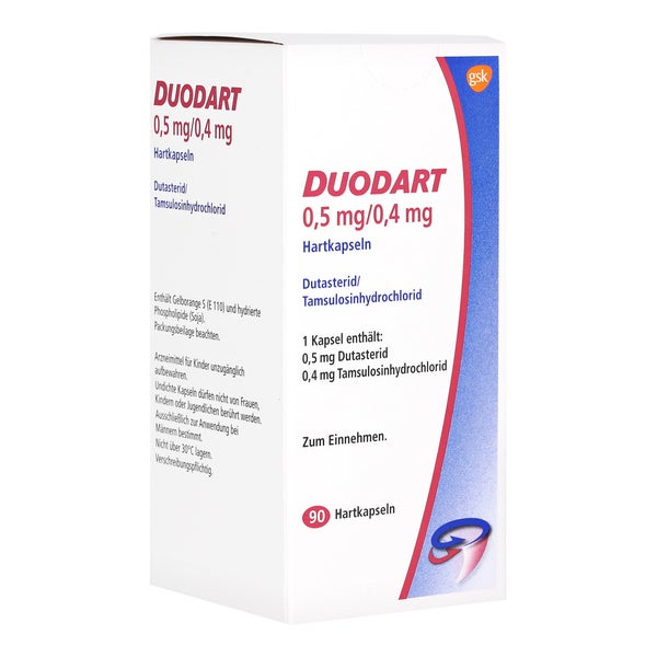 Duodart 0,5 Mg/0,4 mg Hartkapseln 90 St