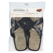 Zimtlatschen Baumwolle Gr.41/42 schwarz 1 St