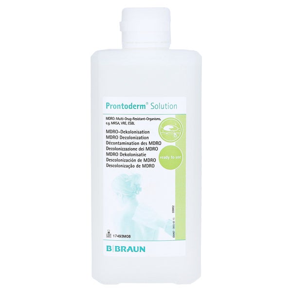 B. Braun Prontoderm Reinigungslösung zur MRE-Dekolonisation - 500 ml – Flasche 500 ml