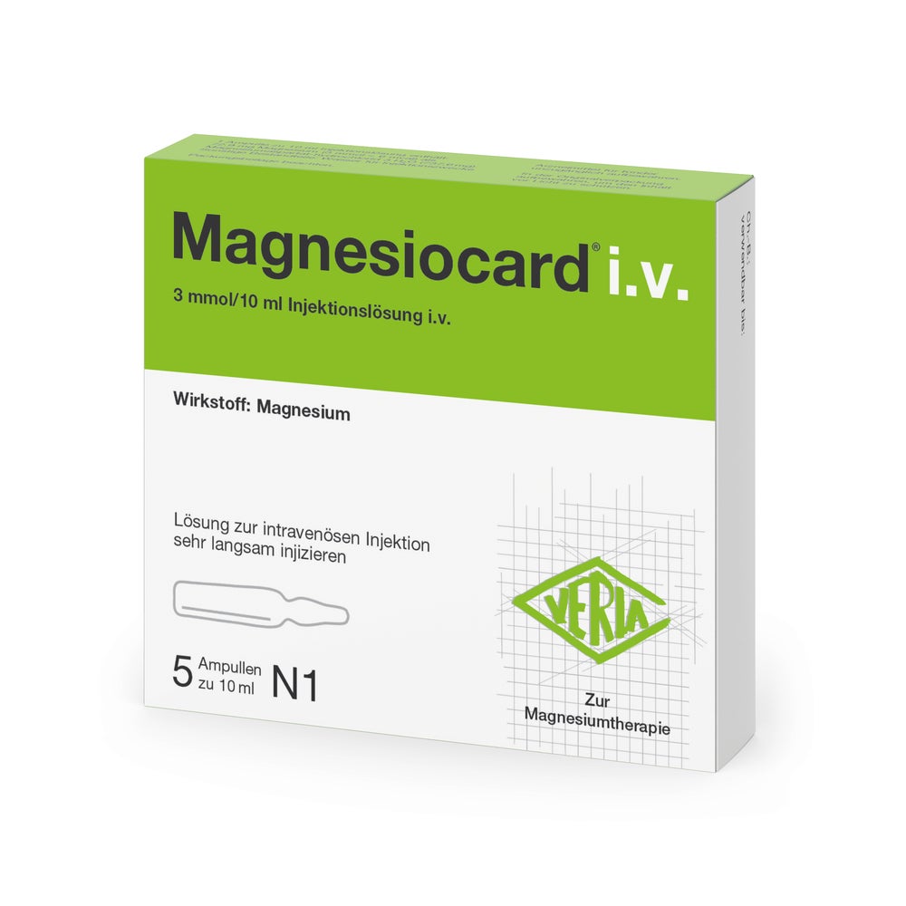 Magnesiocard i.v. Injektionslösung 5X10 ml