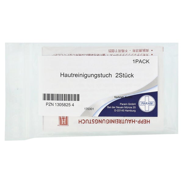 Hautreinigungstuch Feucht F.verbandkaste 2 St