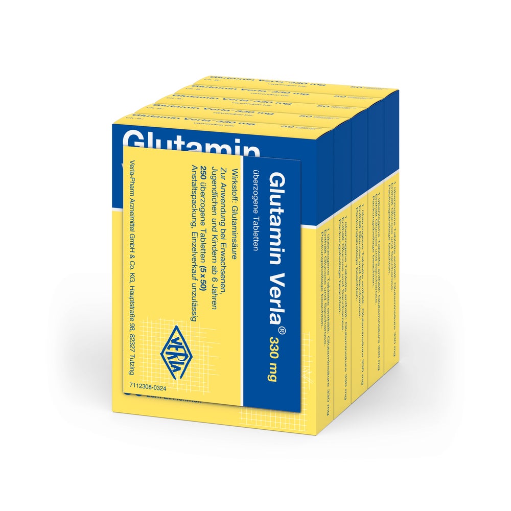 Glutamin Verla Überzogene Tabletten 250 St