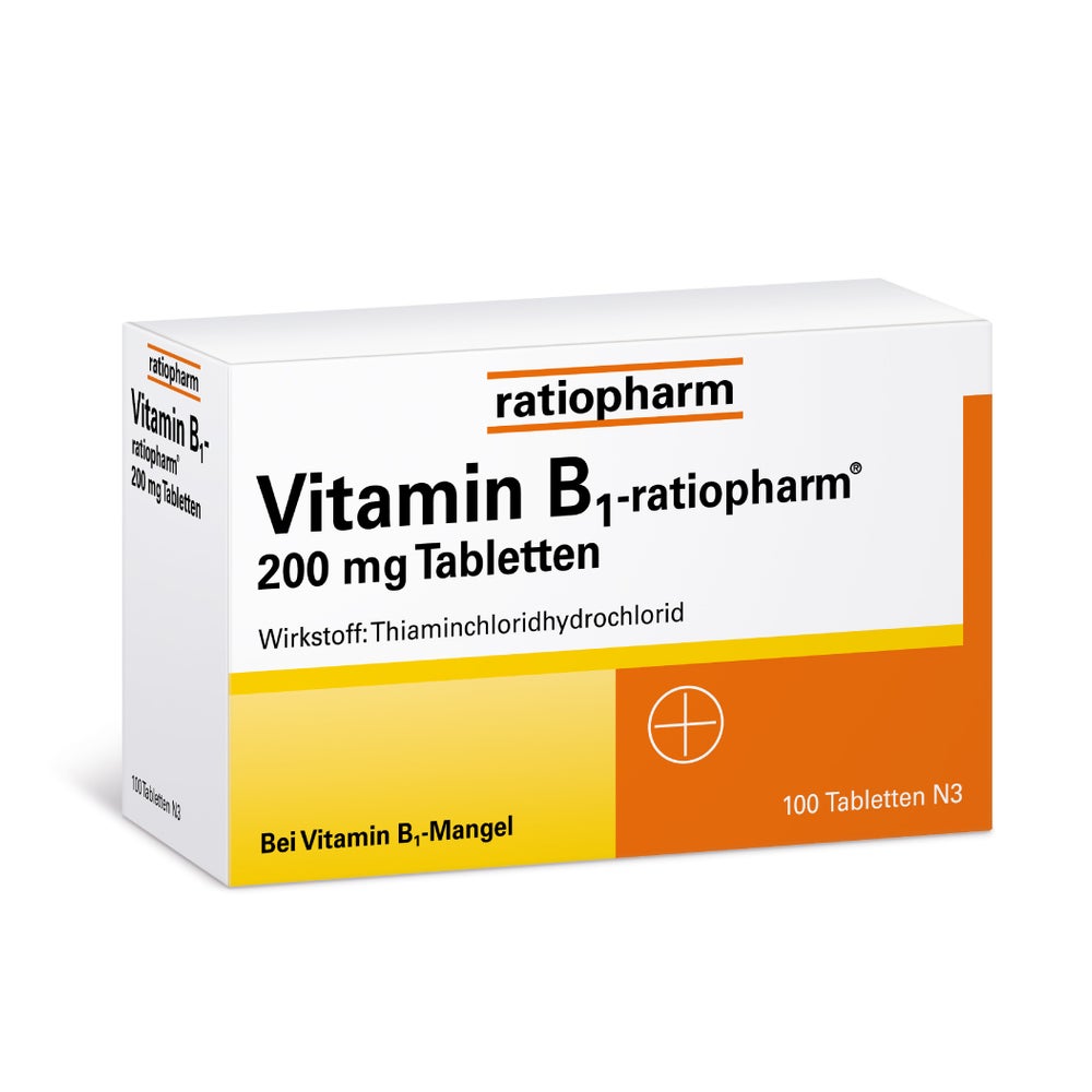 Vitamin B1-ratiopharm® 200 mg Tabletten 100 St