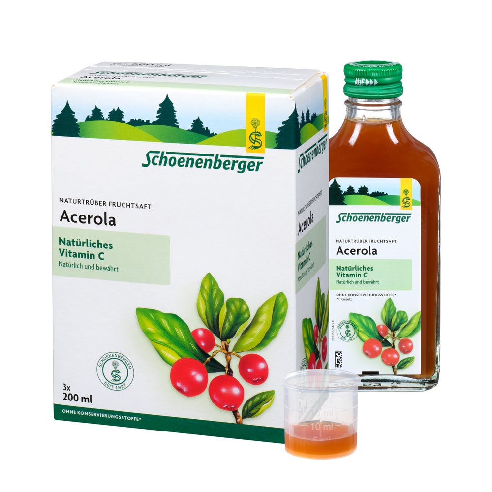 Acerola SAFT Schoenenberger Heilpflanzen 3X200 ml