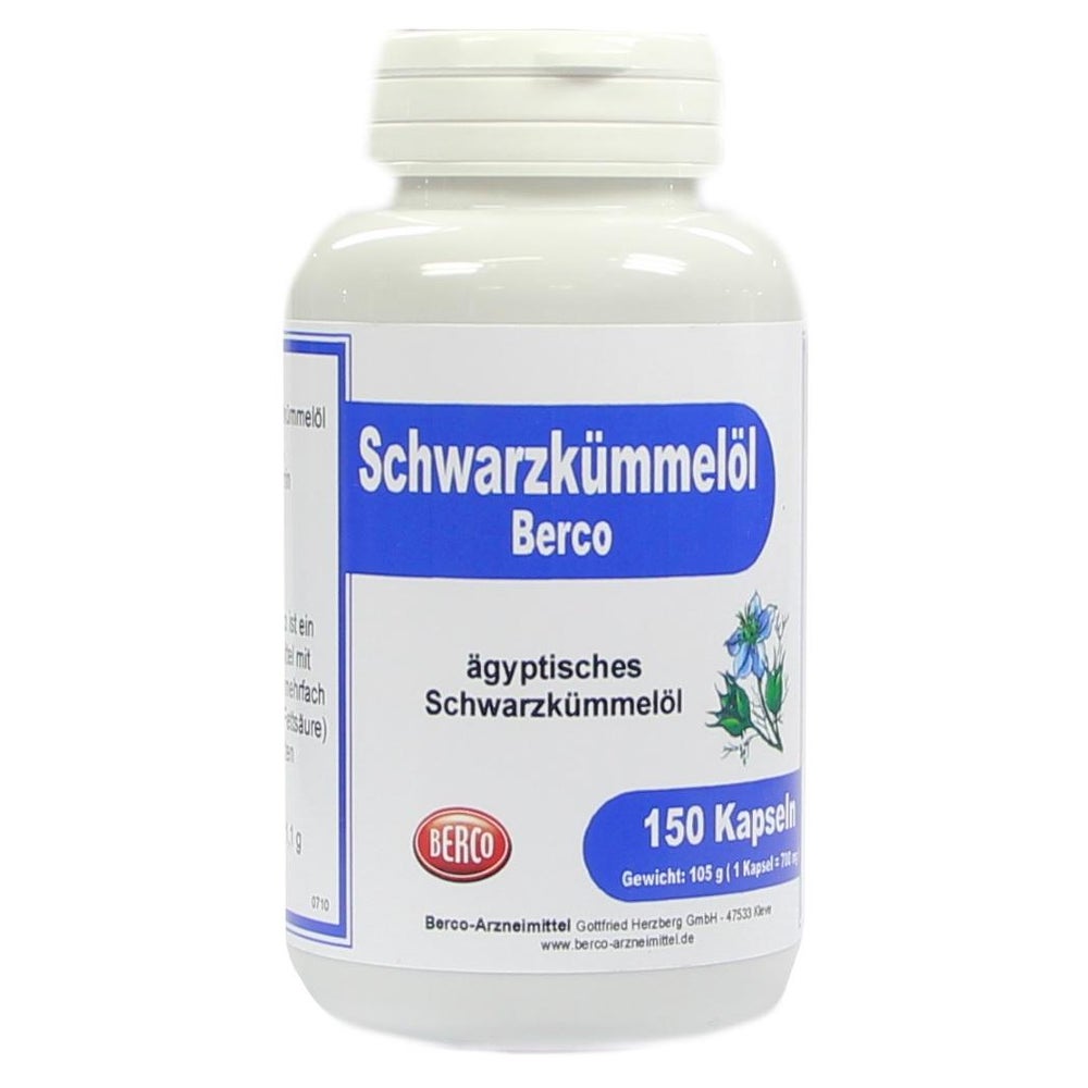 Schwarzkümmelöl Berco Kapseln 150 St