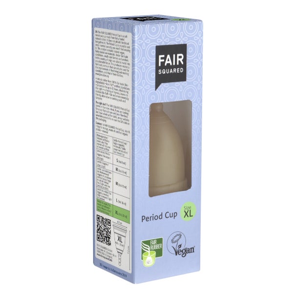 Fair Squared «Period Cup» vegane Menstruationstasse, Gr. X (1 Stück) 1 St