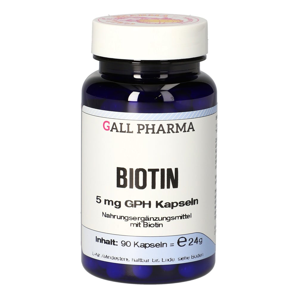 Biotin 5 mg GPH Kapseln 90 St