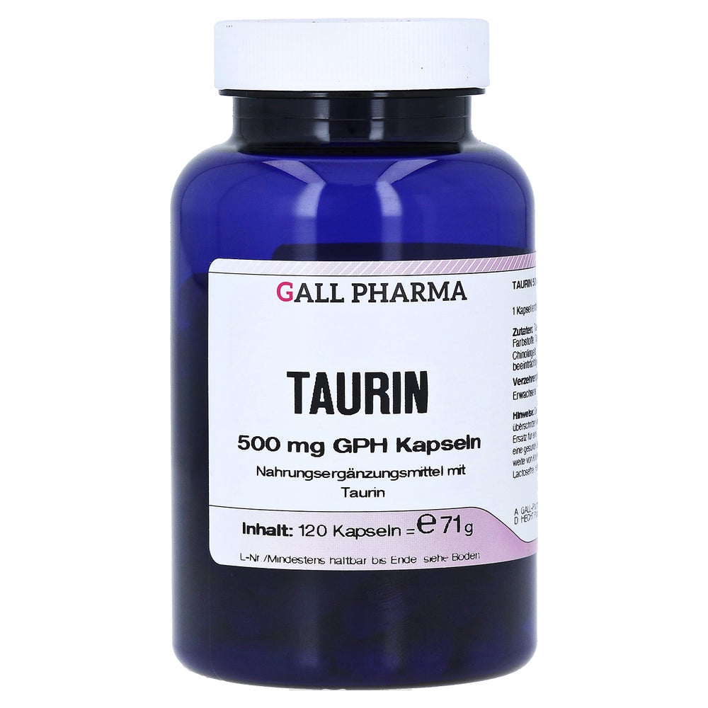 Taurin 500 mg GPH Kapseln 120 St